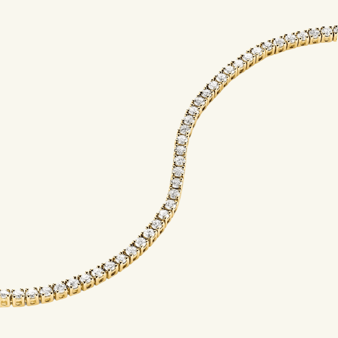 Moissanite Tennis Necklace 3mm