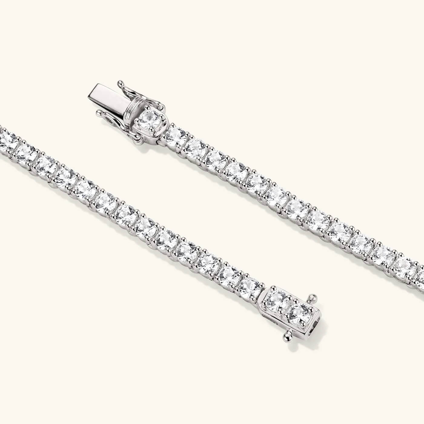 Moissanite Tennis Necklace 4mm
