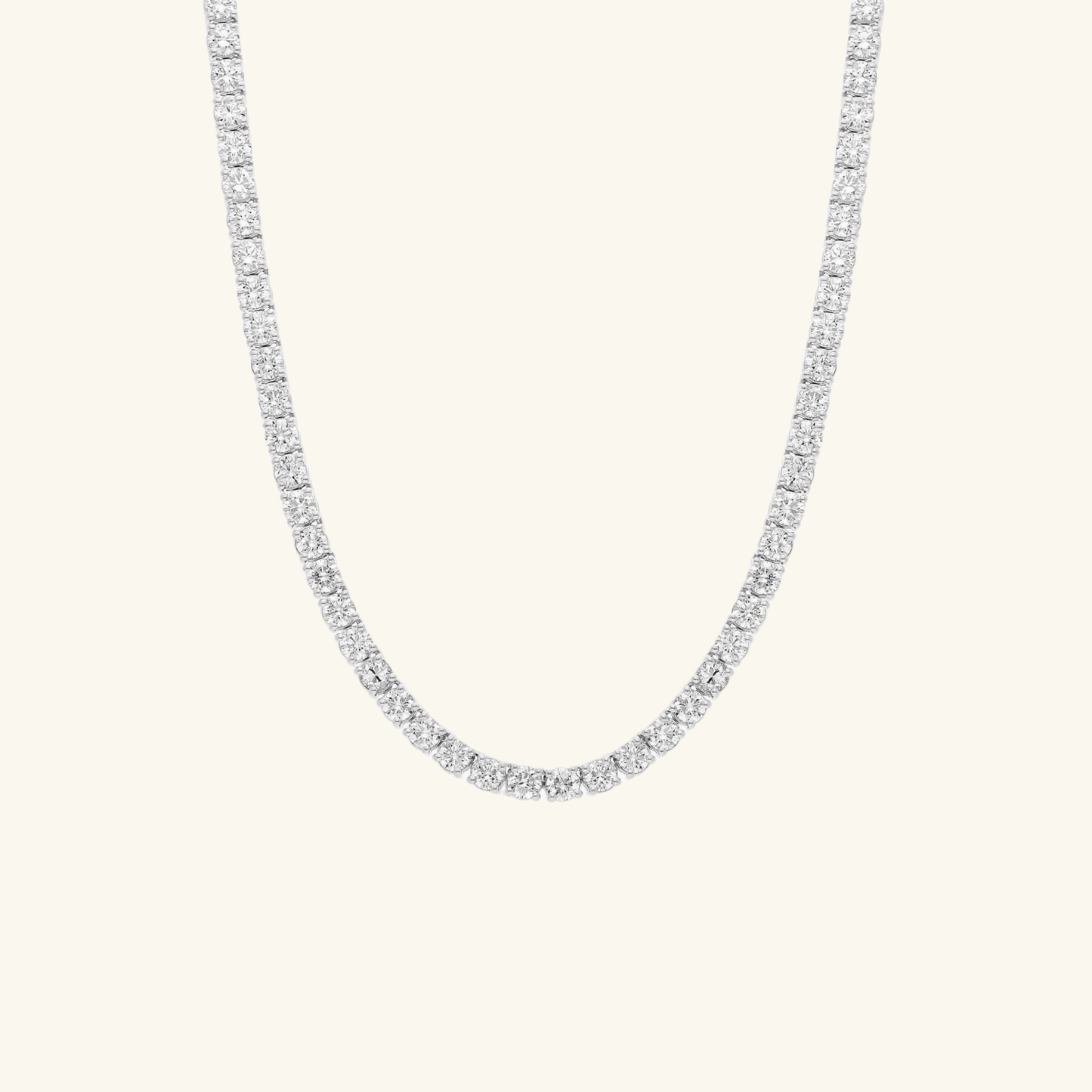 Moissanite Tennis Necklace 4mm