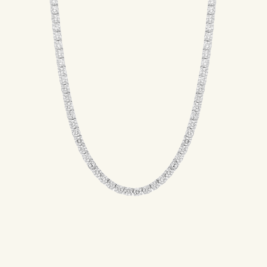 Moissanite Tennis Necklace 4mm