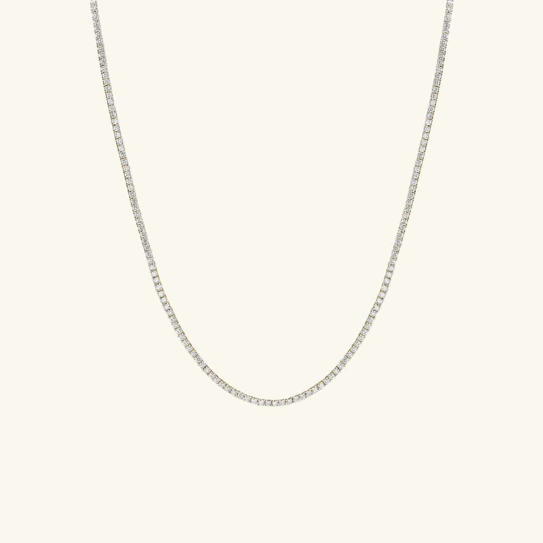 Moissanite Tennis Necklace 2mm