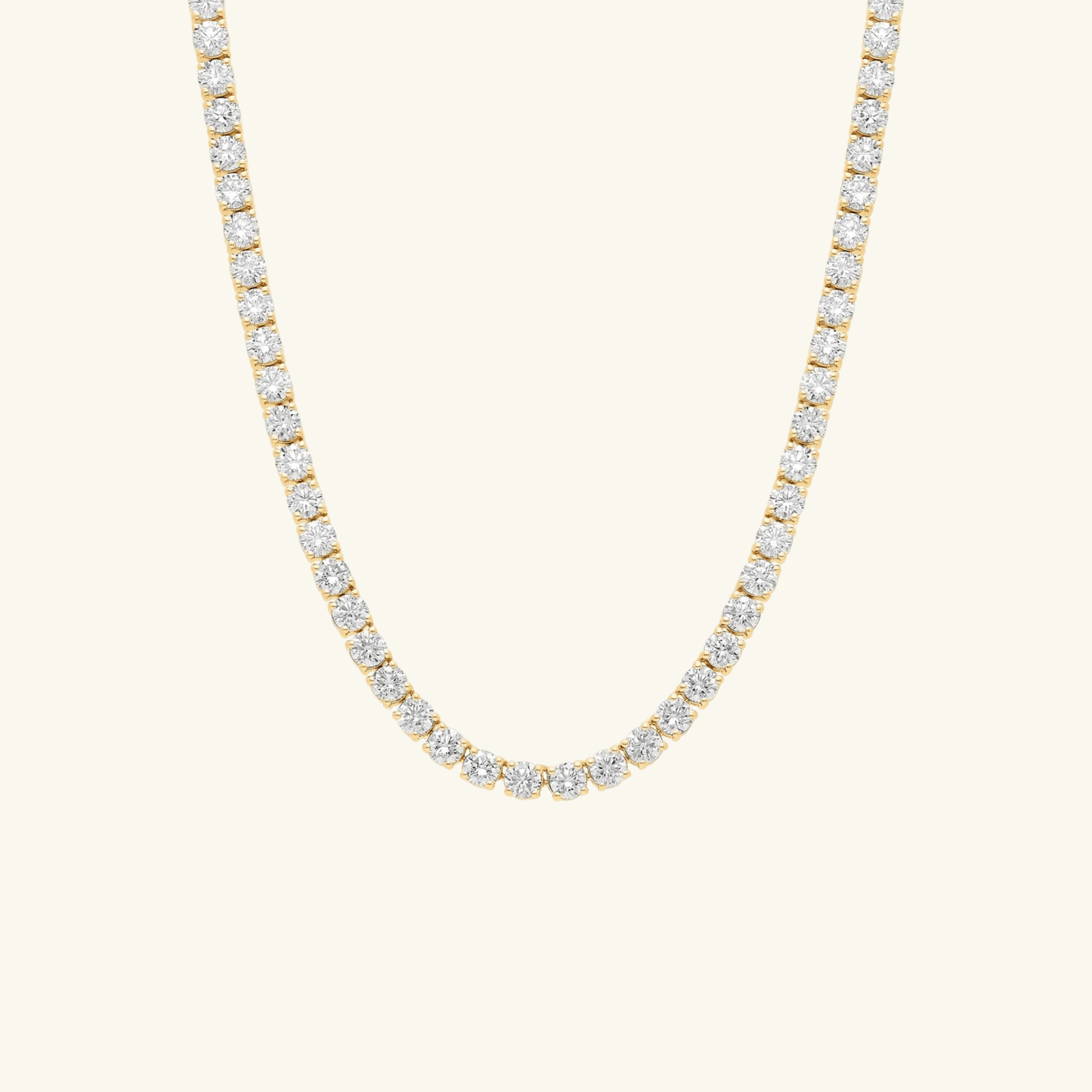 Moissanite Tennis Necklace 4mm