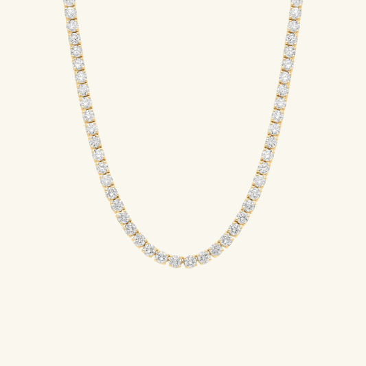 Moissanite Tennis Necklace 4mm