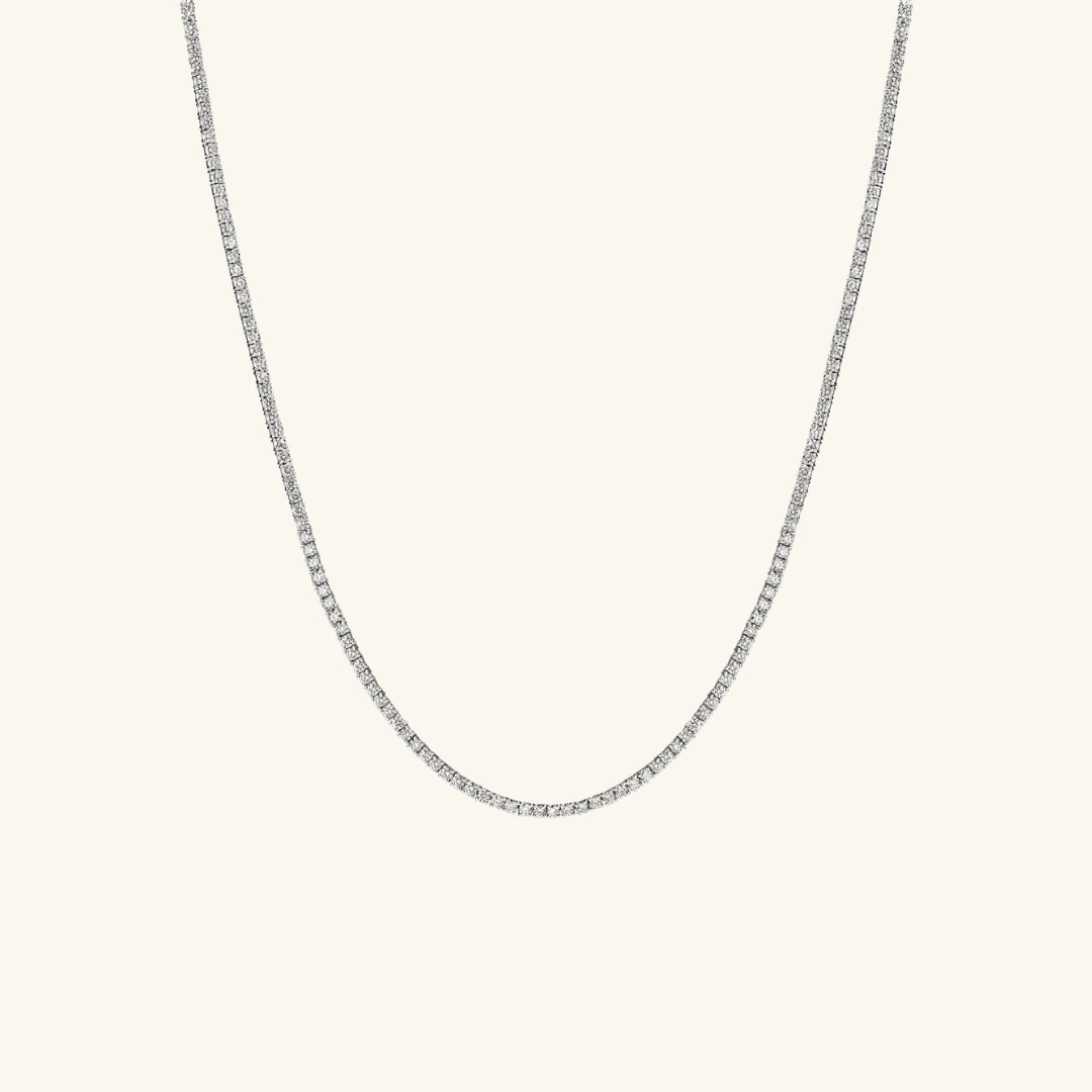 Moissanite Tennis Necklace 2mm