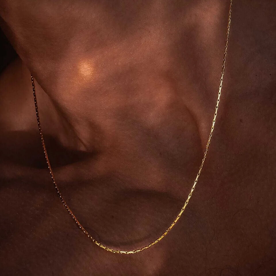 Wire Chain Necklace Men