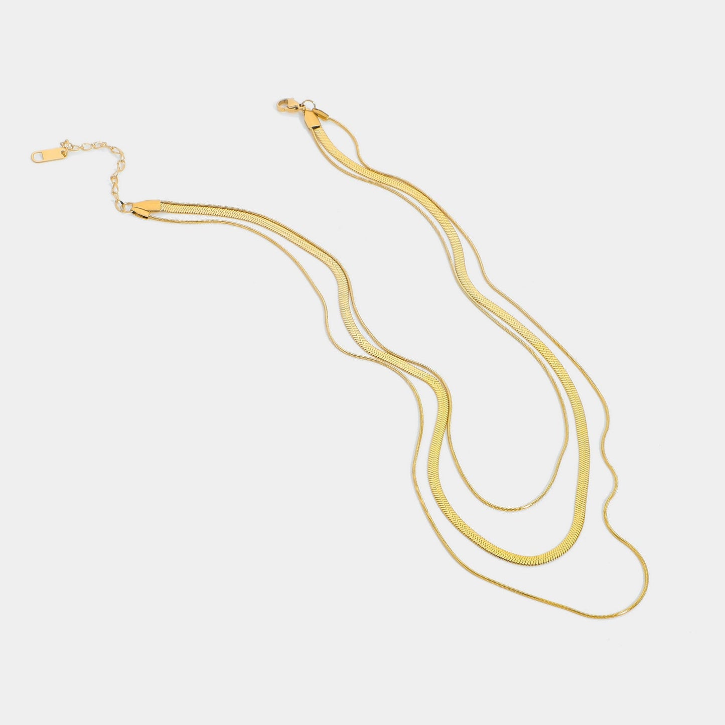 Herringbone Layered Necklace