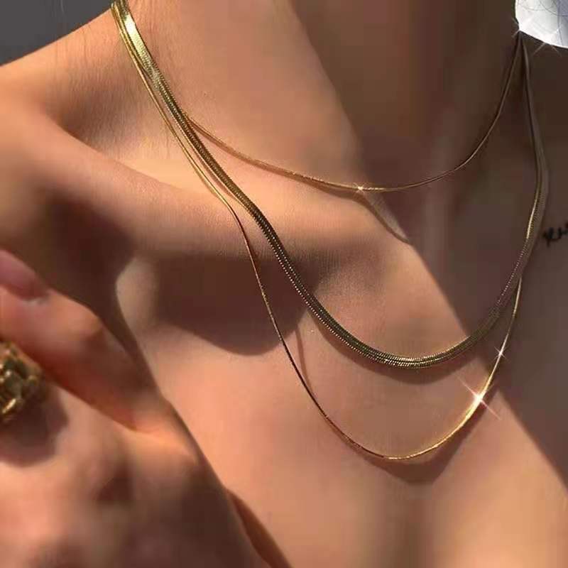 Herringbone Layered Necklace