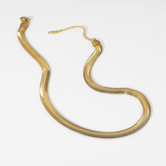 Bold Herringbone Necklace