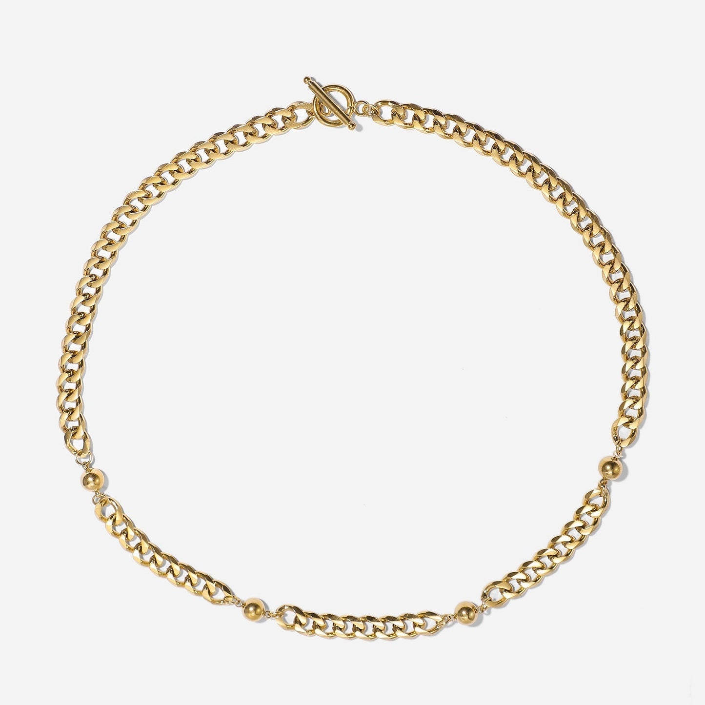 Gold Ball Necklace