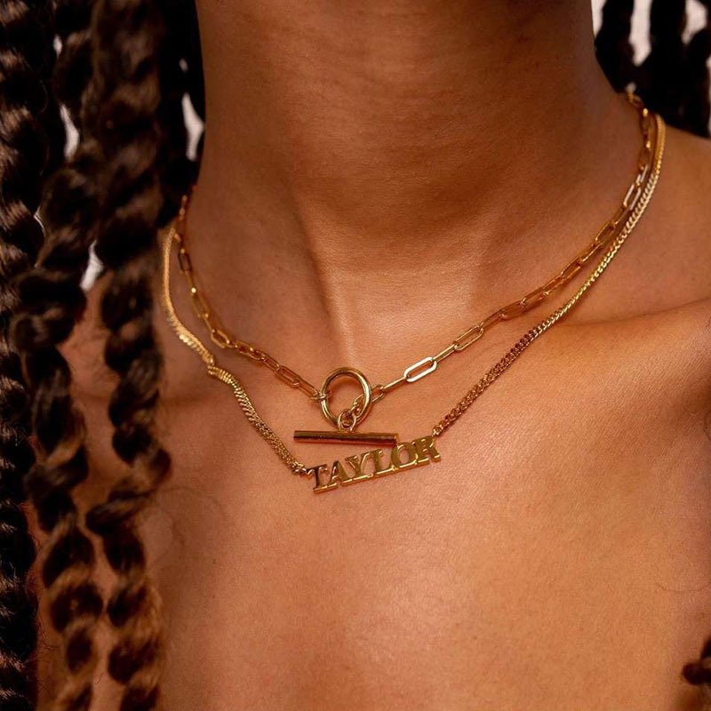 Gold Toggle Necklace