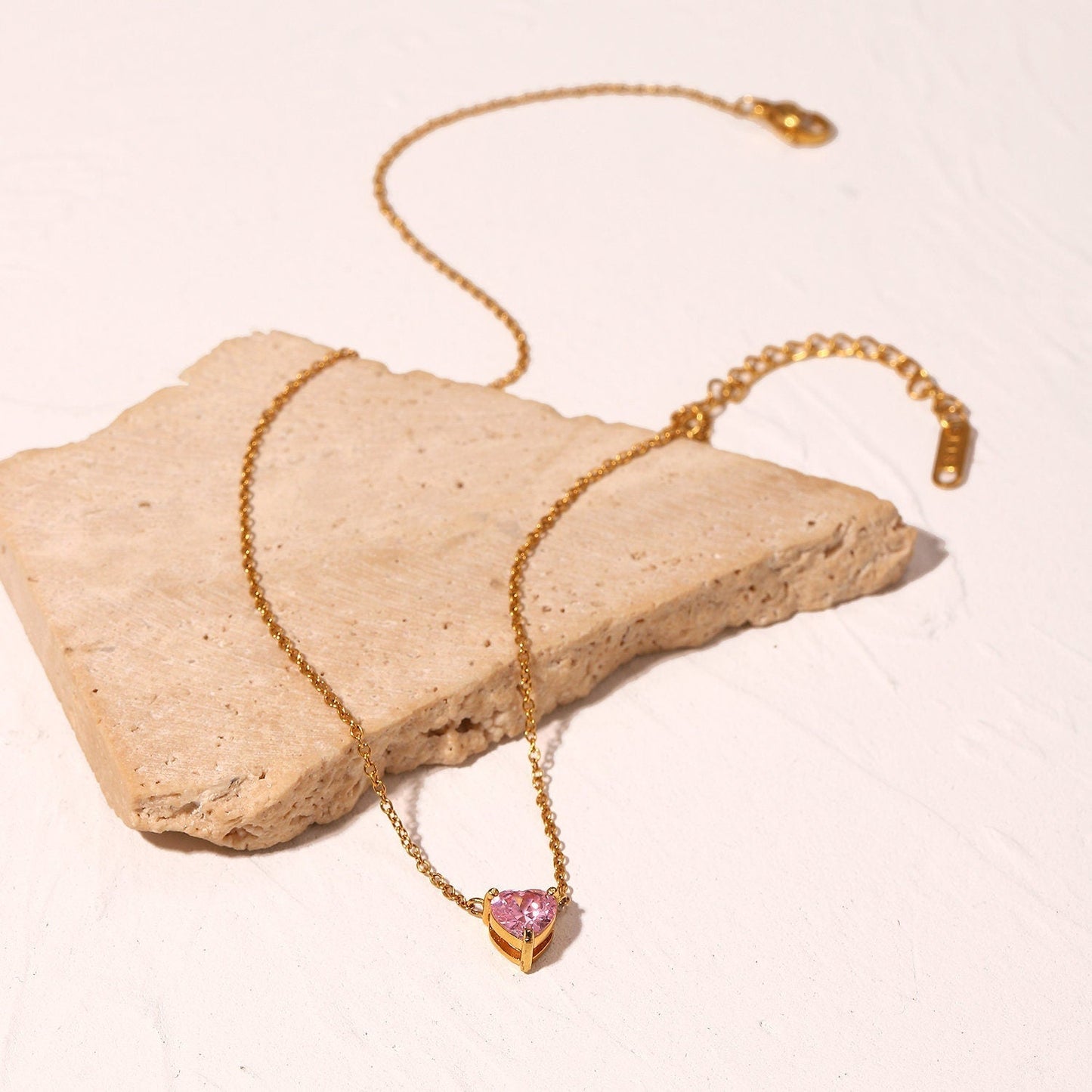 Heart Shape Crystal Necklace