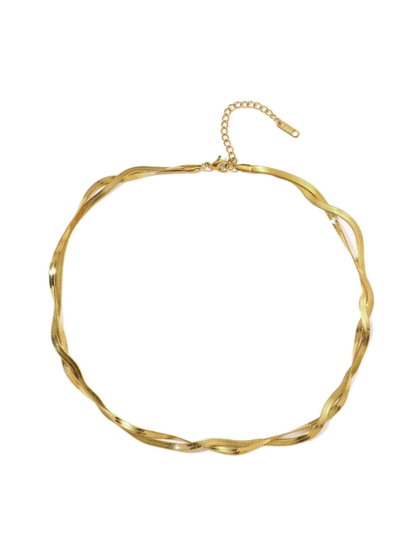 Herringbone Choker Necklace