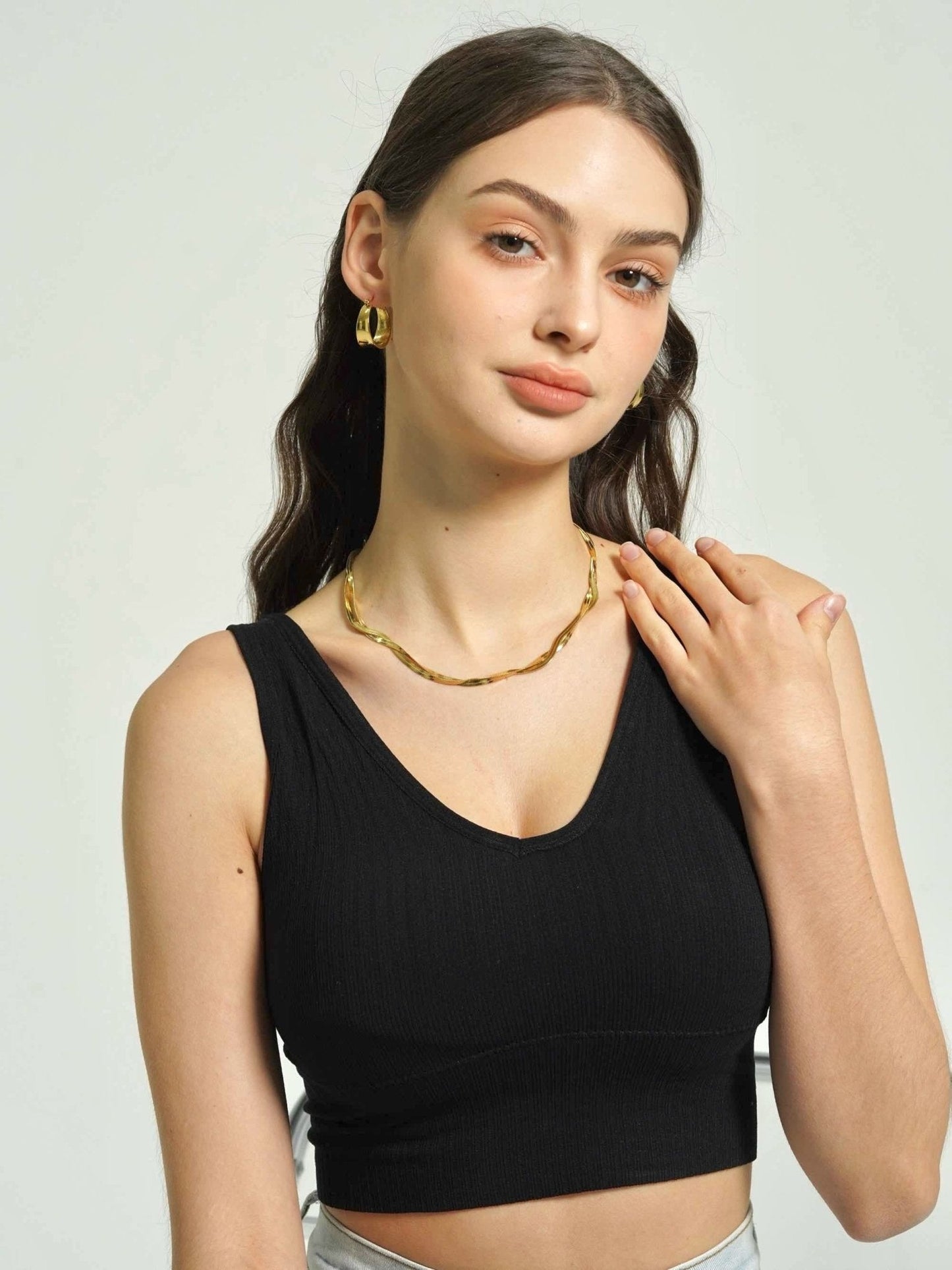 Herringbone Choker Necklace