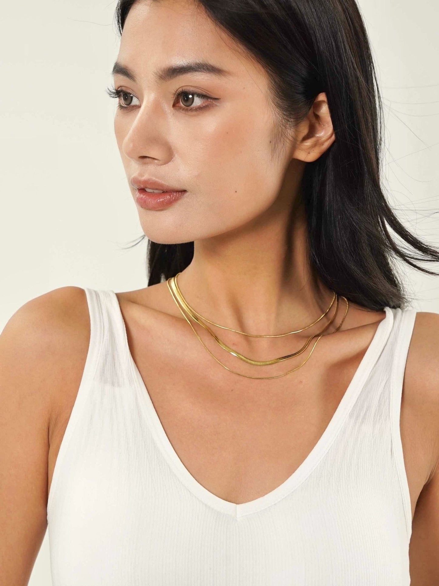 Herringbone Layered Necklace