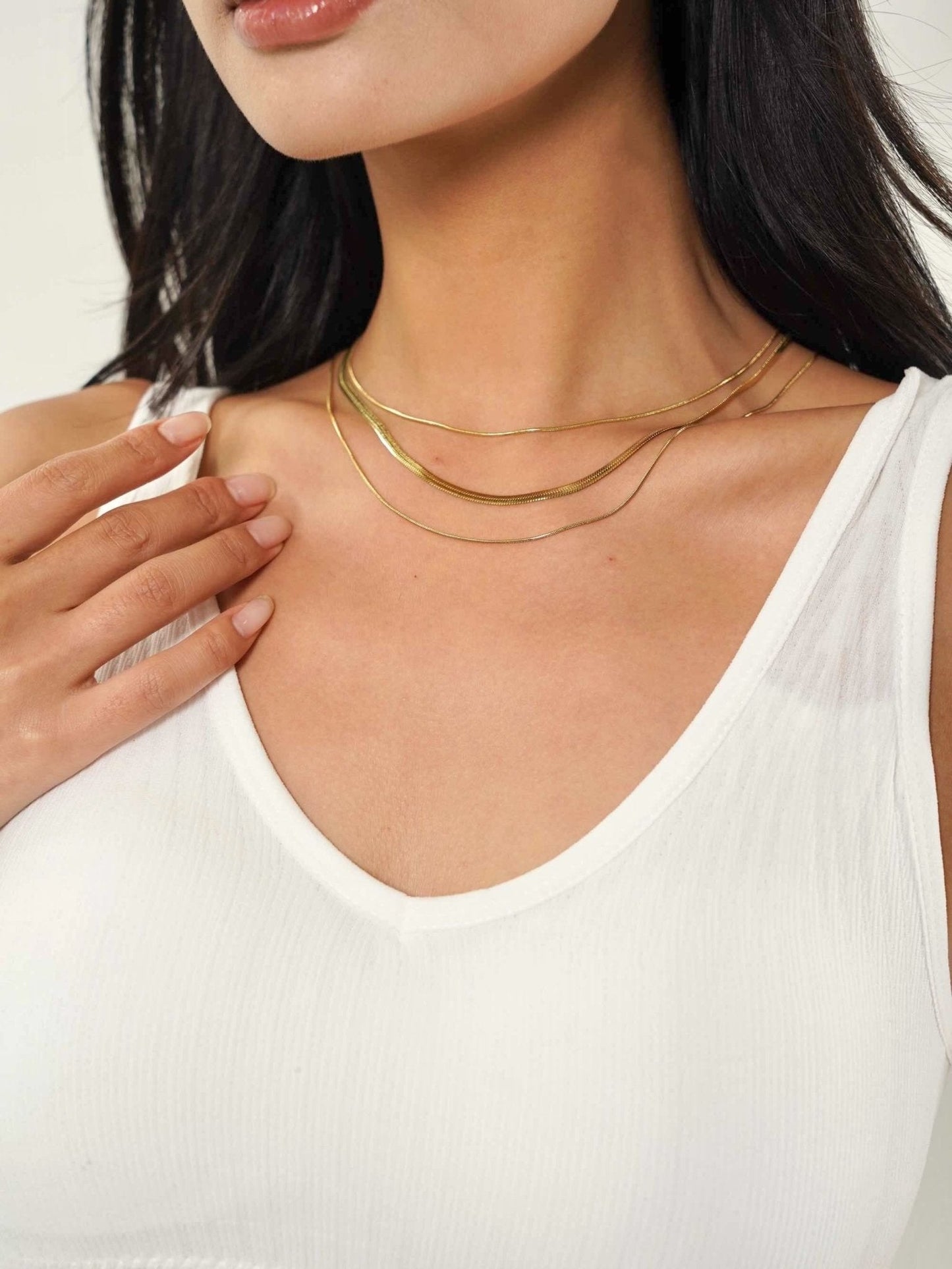 Herringbone Layered Necklace
