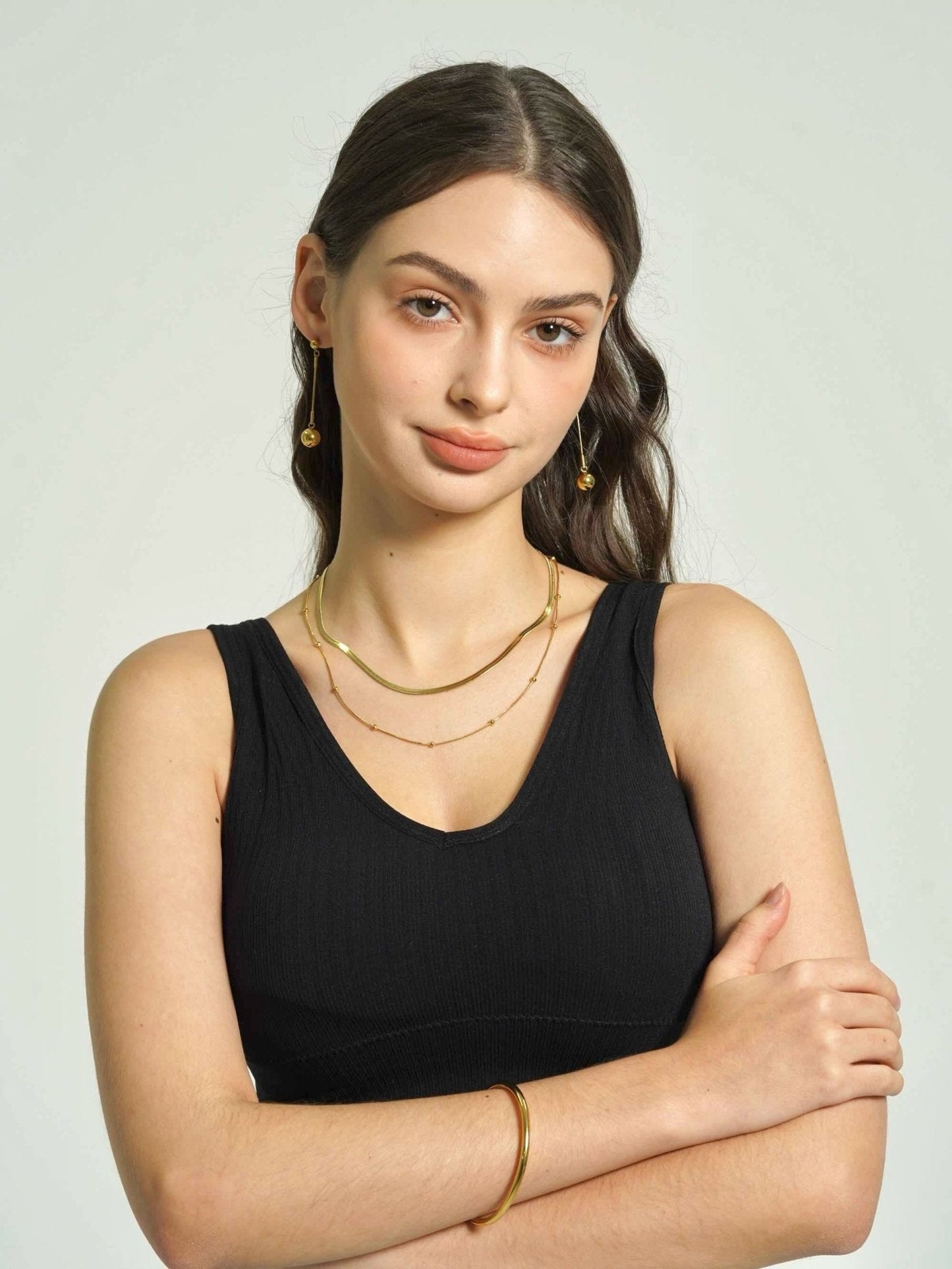 Layered Herringbone Necklace