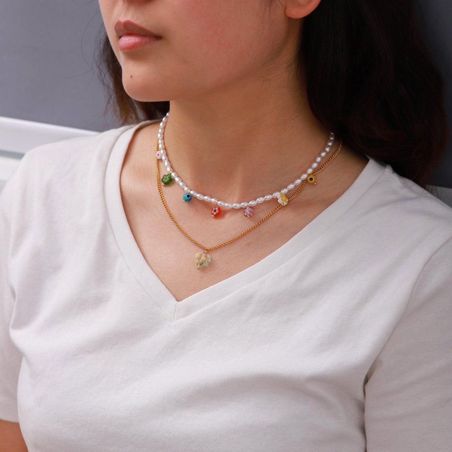 Layered Y2K Necklace