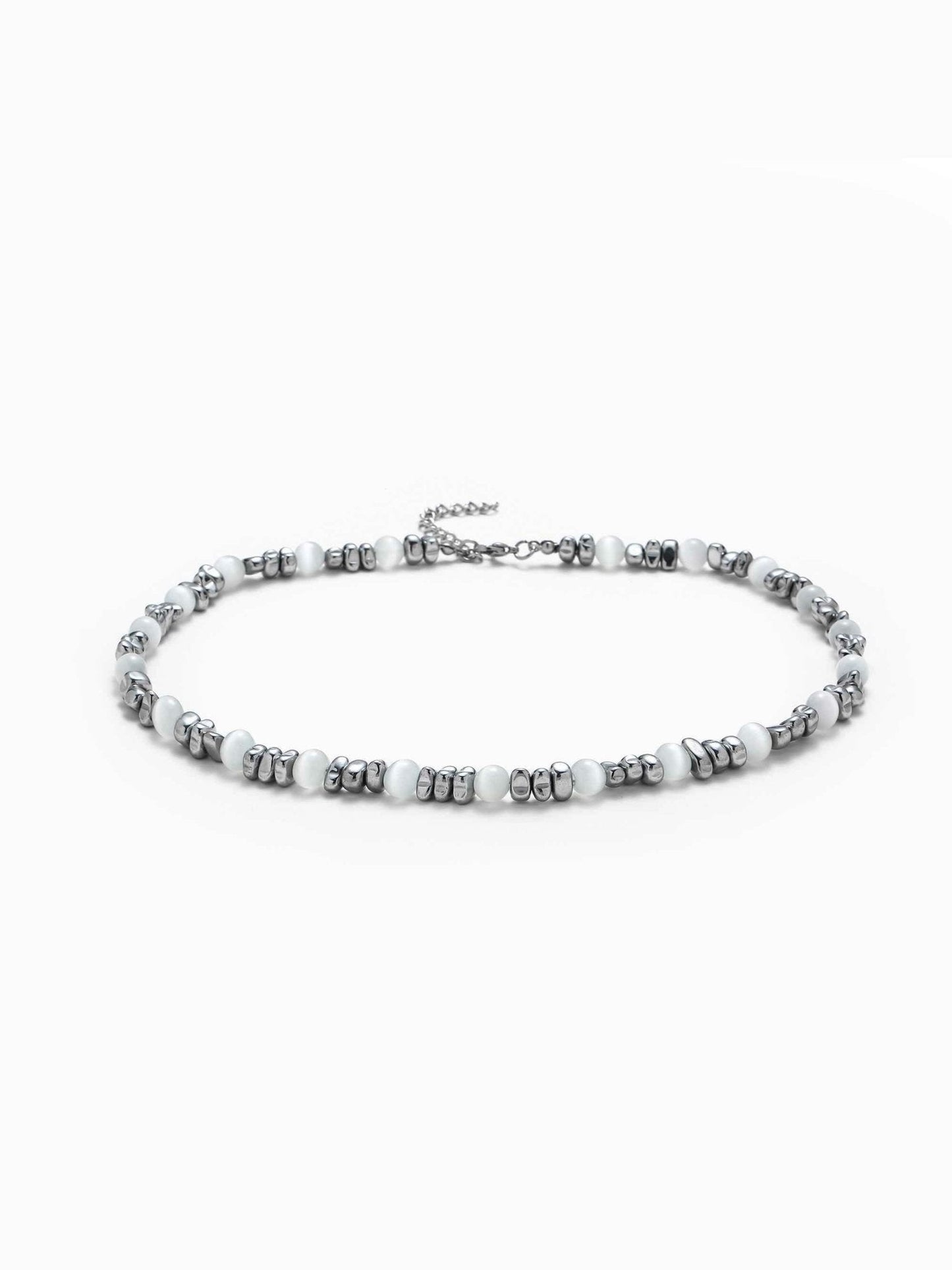 Opal Beaded Necklace Men