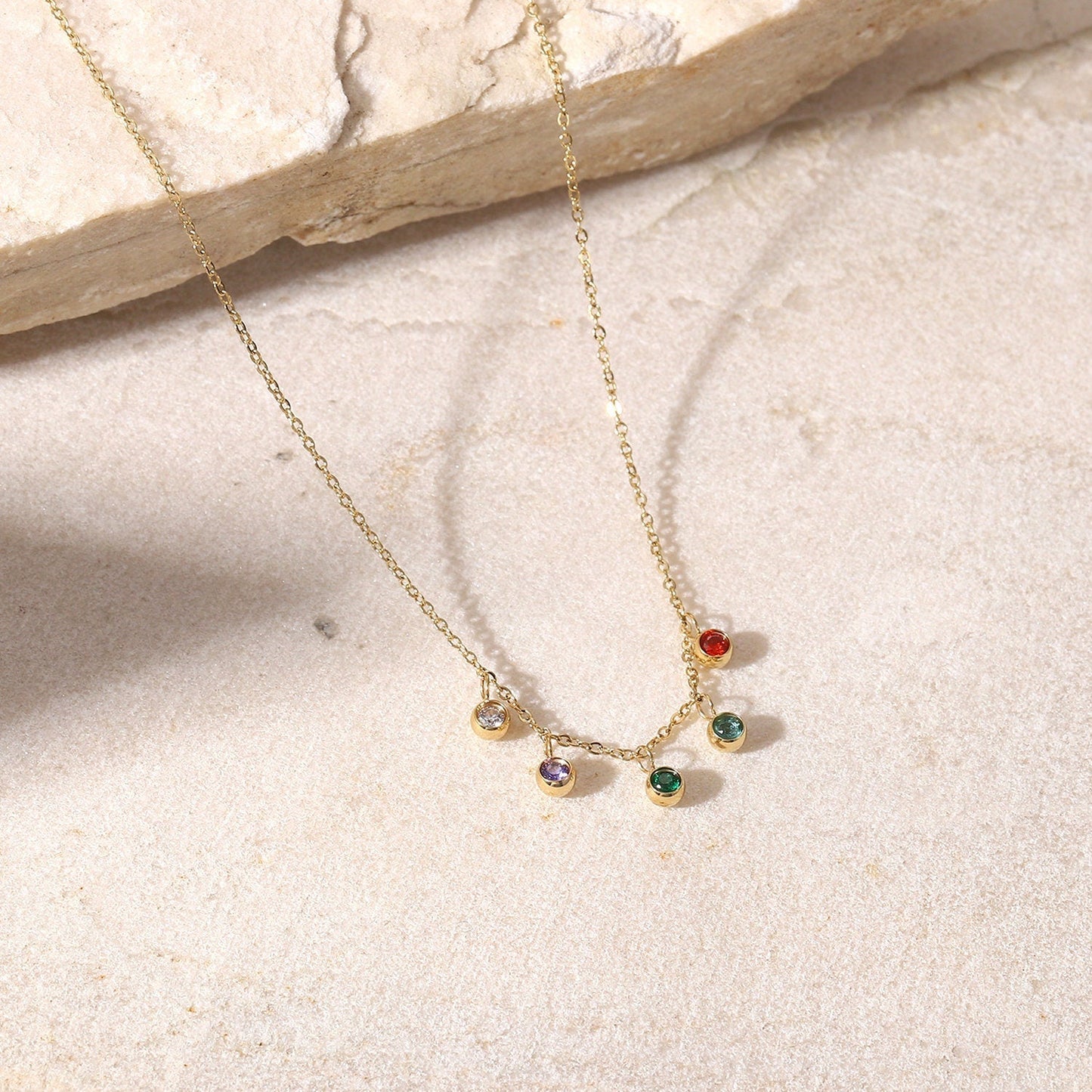 Multi-Color Crystal Necklace