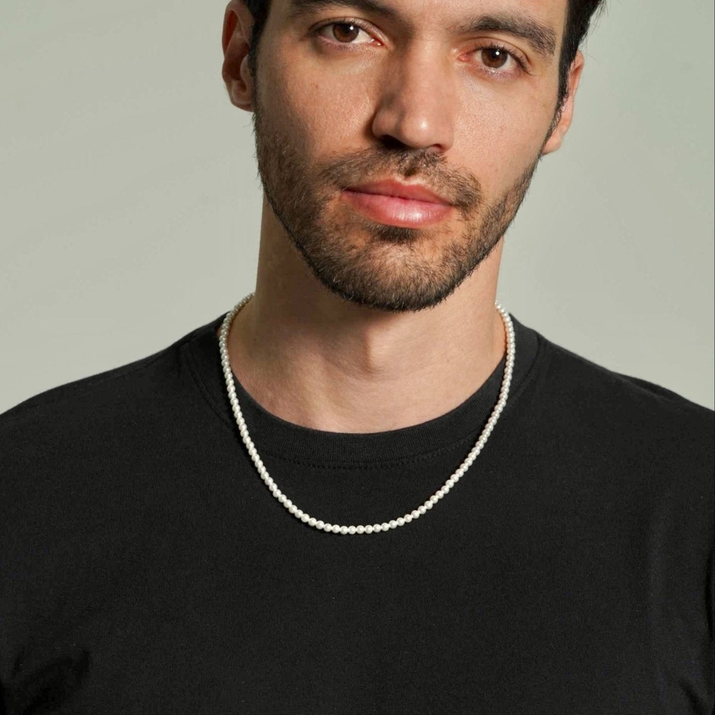 Pearl Necklace Men
