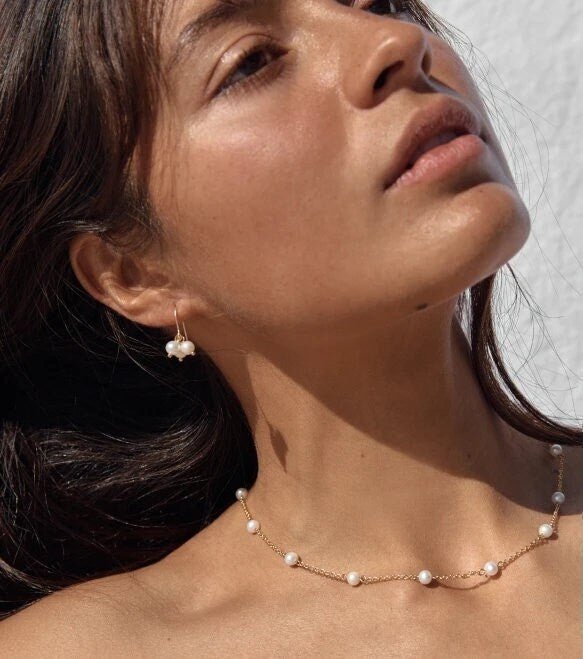 Pearl Station Necklace