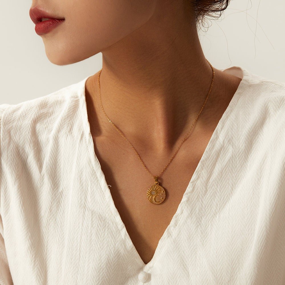Sun and Moon Necklace