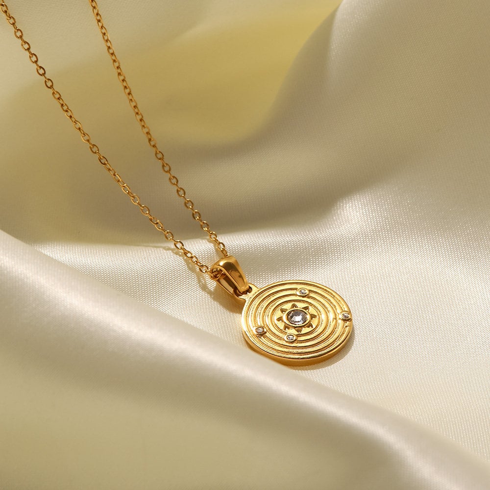 Sun Pendant Necklace