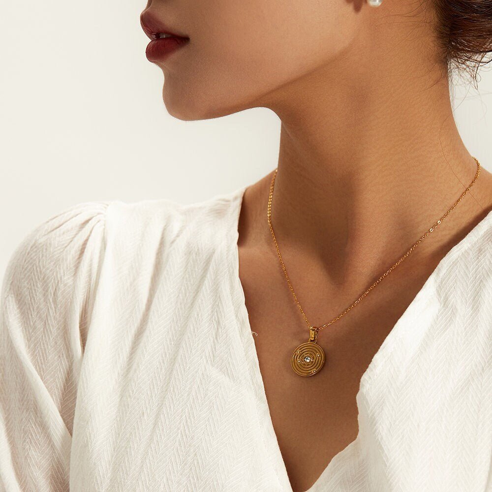 Sun Pendant Necklace