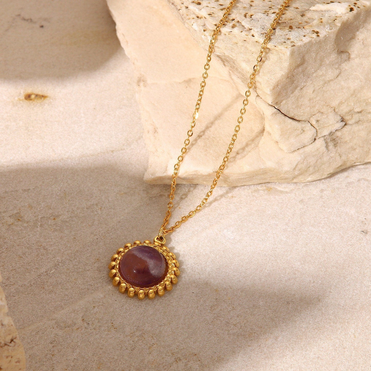 Sun Pendant Necklace