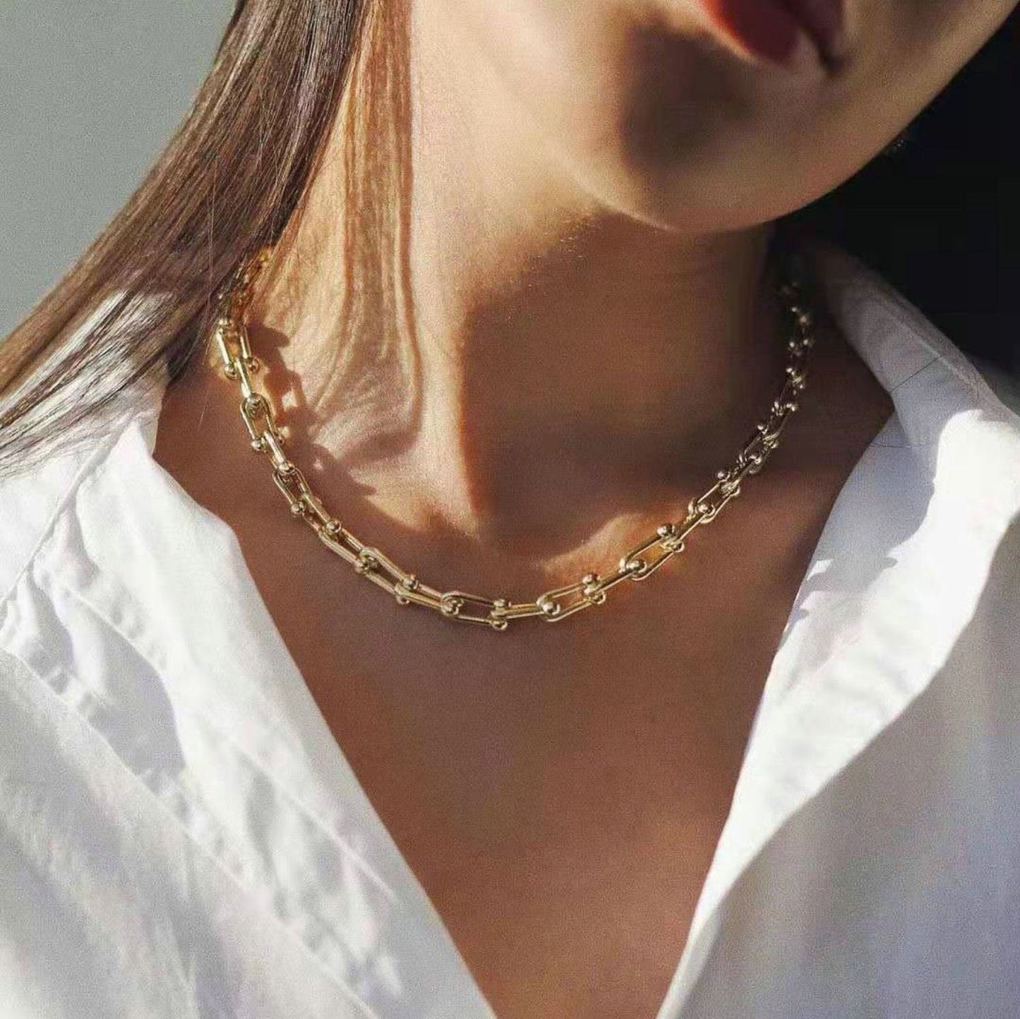 U Link Chain Necklace