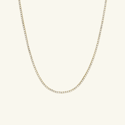 Moissanite Tennis Necklace 3mm