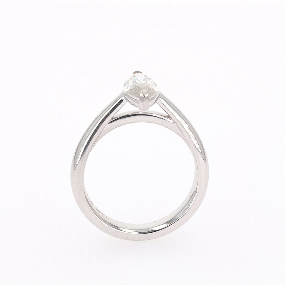 1.40 CTW DEW Marquise Moissanite Solitaire Ring in Sterling Silver