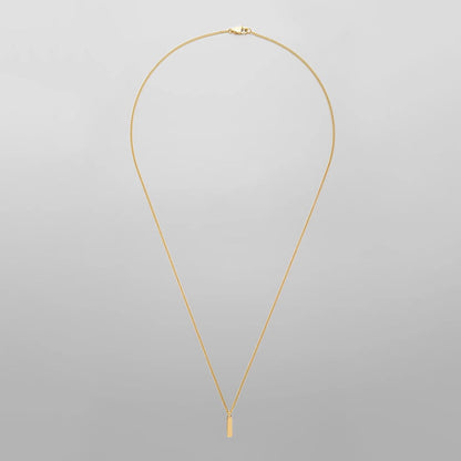 Minimal Chain Pendant Necklace Men