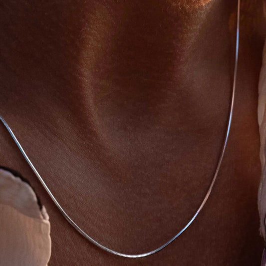 Octagon Chain Necklace Men