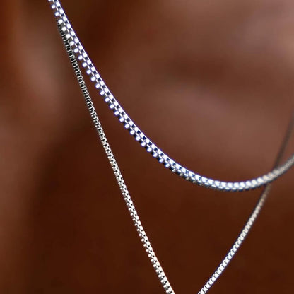 Box Chain Necklace Men