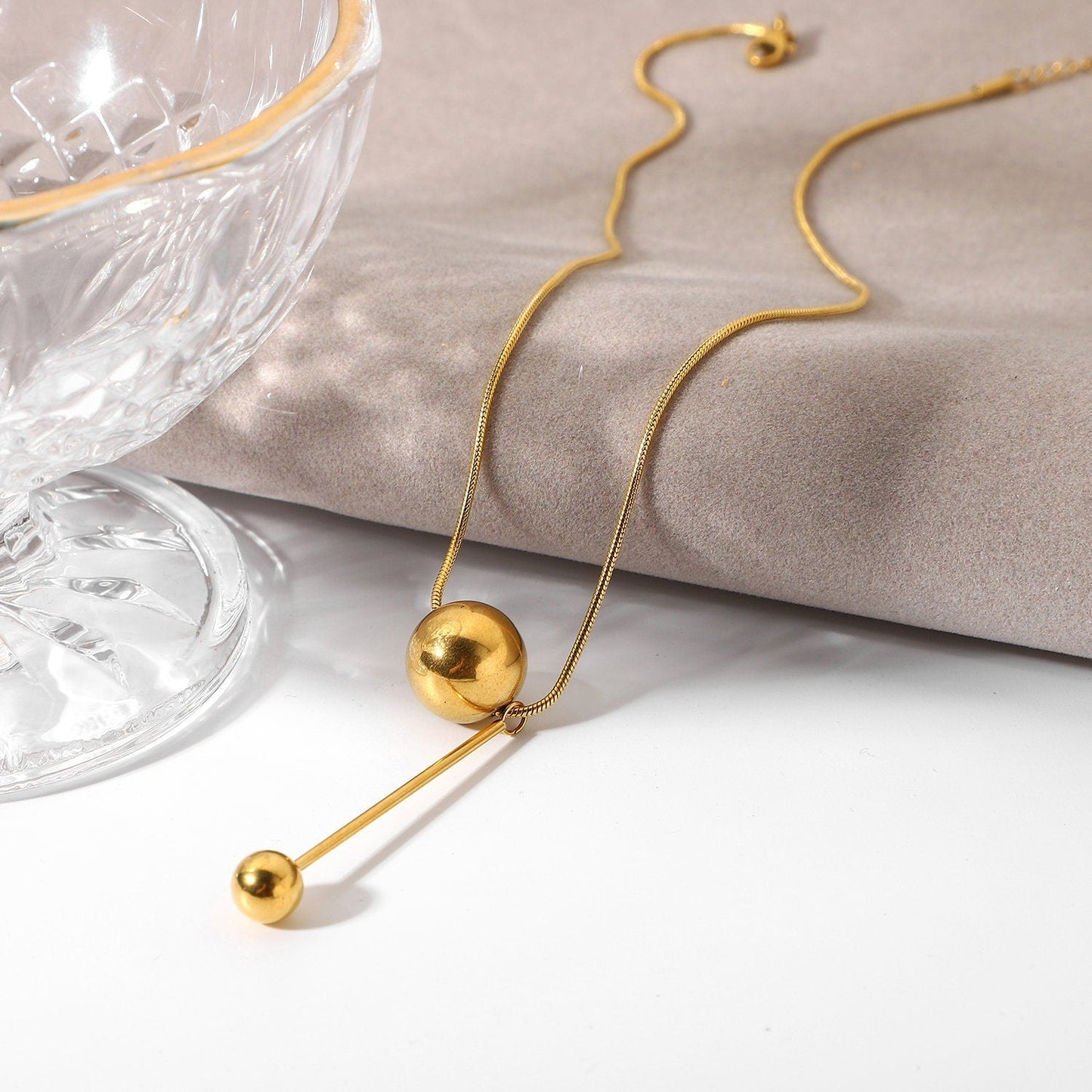 Ball Drop Necklace