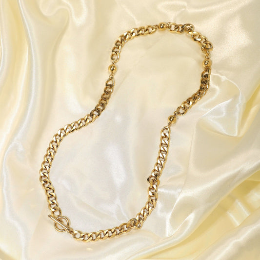 Gold Ball Necklace