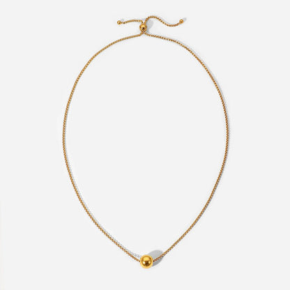 Gold Ball Necklace
