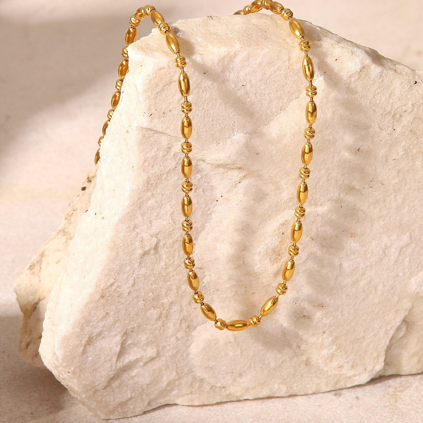 Gold Beads Necklace