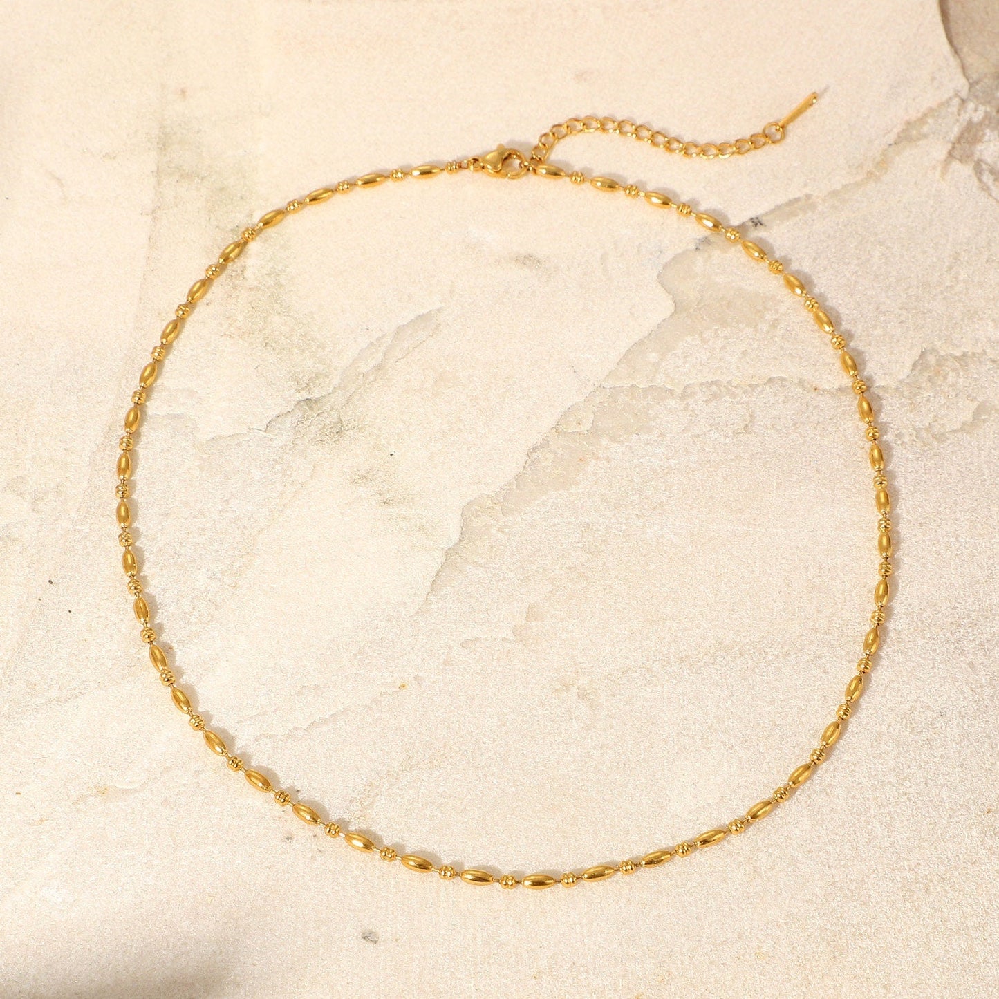 Gold Beads Necklace