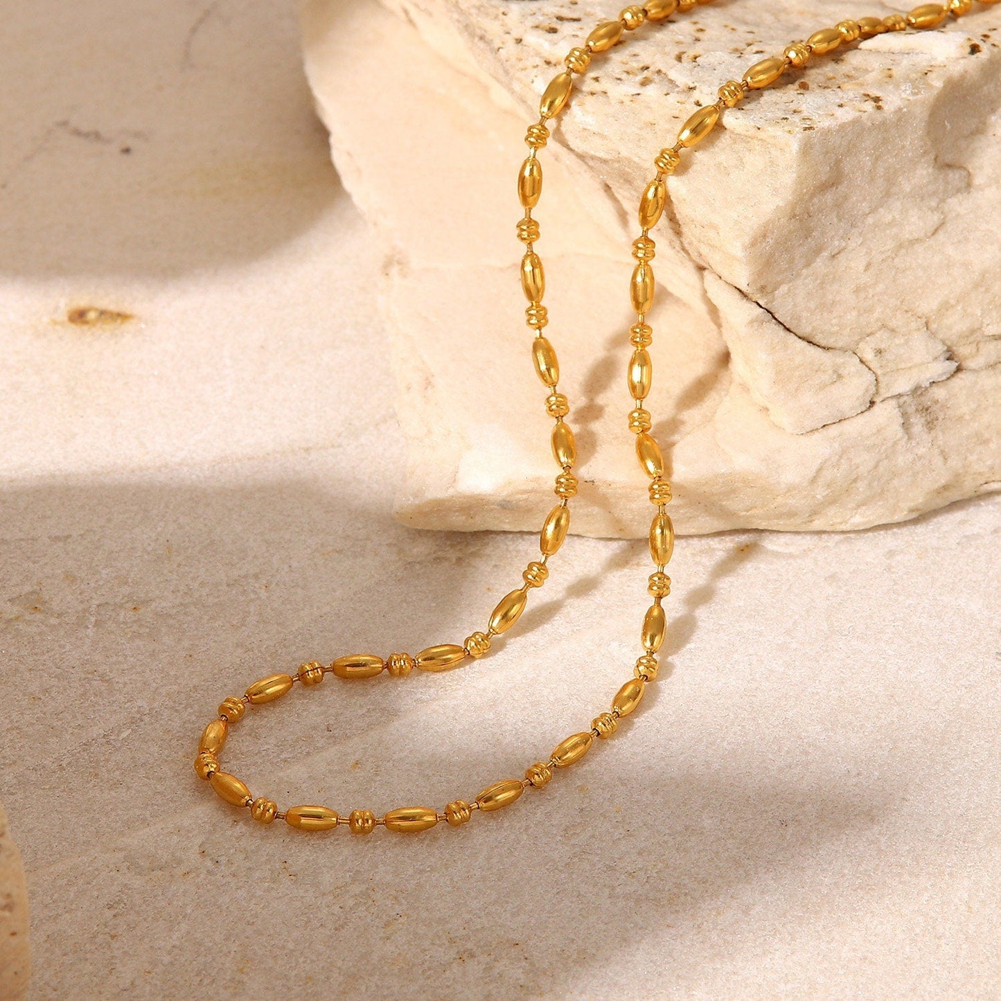 Gold Beads Necklace