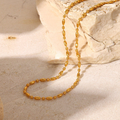 Gold Beads Necklace