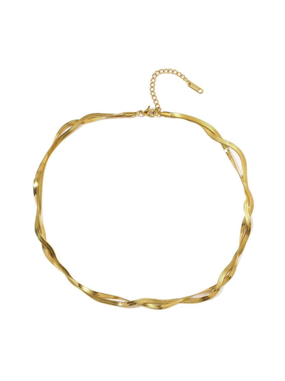 Herringbone Choker Necklace
