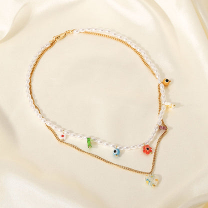 Layered Y2K Necklace