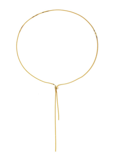Long Chain Lariat Necklace