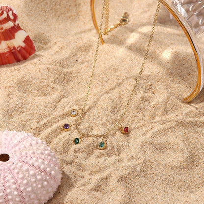 Multi-Color Crystal Necklace