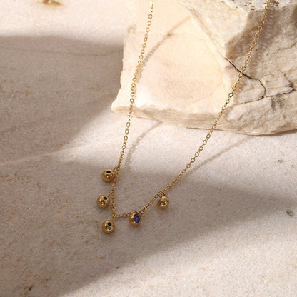 Multi-Color Crystal Necklace