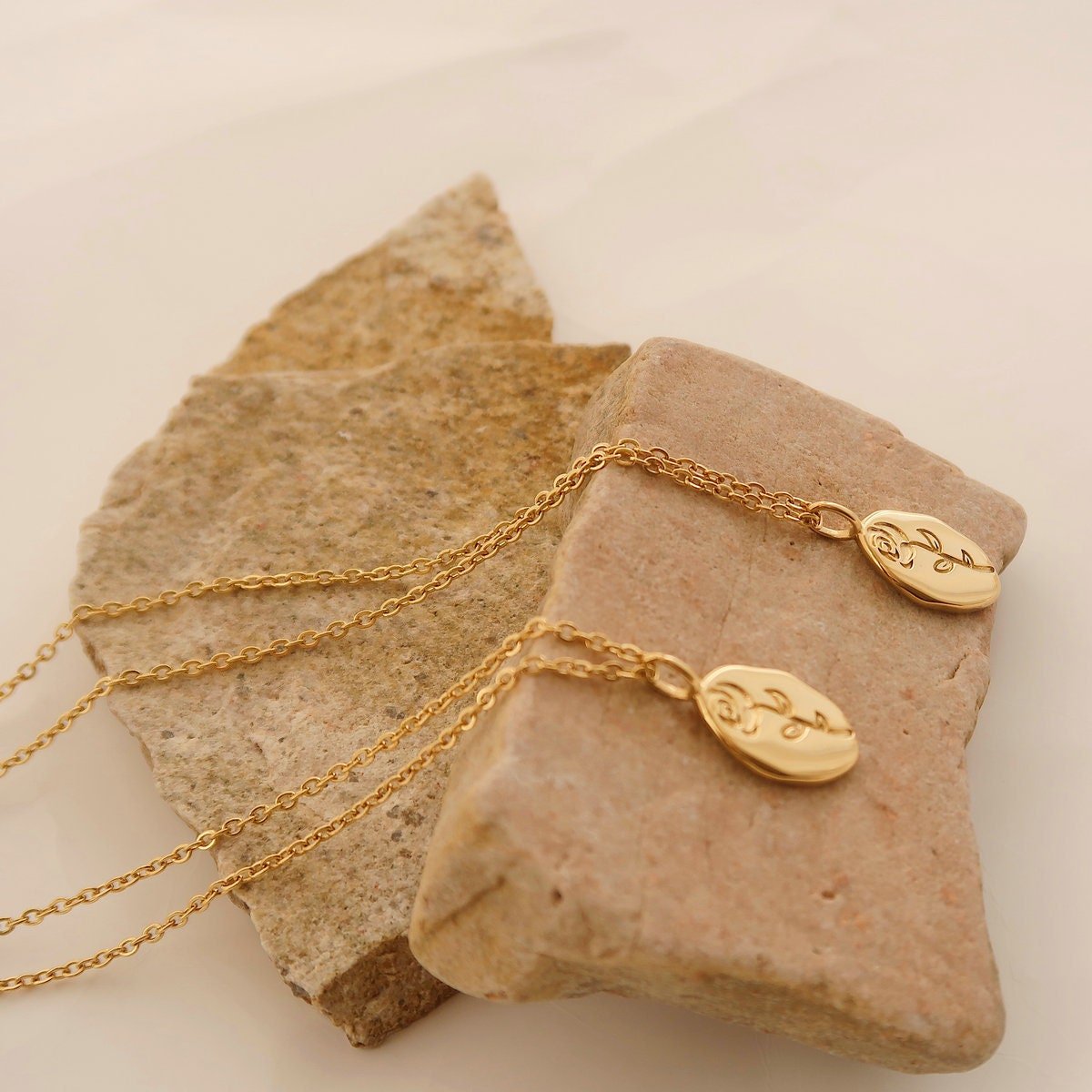 Rose Coin Necklace