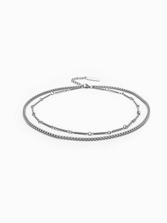 Rounded Box Chain Necklace Men