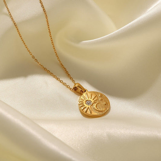Sun and Moon Necklace